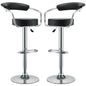 Diner Bar Stools Set of 2 in Black