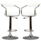 Diner Bar Stools Set of 2 in White