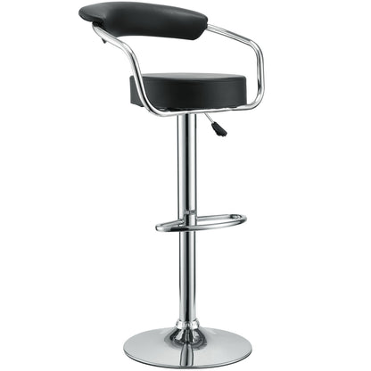 Diner Bar Stools Set of 3 in Black