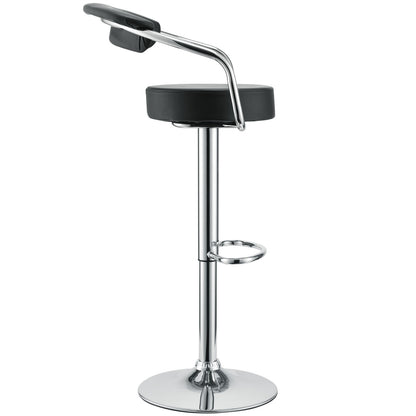 Diner Bar Stools Set of 3 in Black