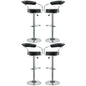 Diner Bar Stools Set of 4 in Black