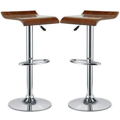 Bentwood Bar Stools Set of 2 in Oak