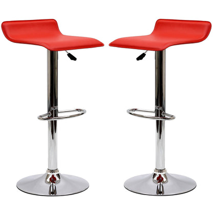 Gloria Bar Stools Set of 2 in Red