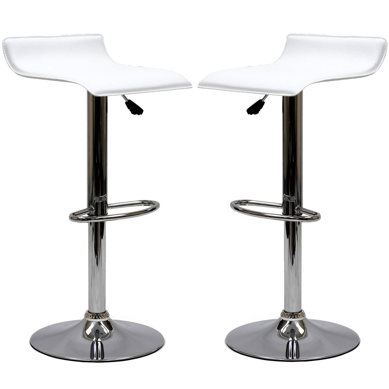 Gloria Bar Stools Set of 2 in White