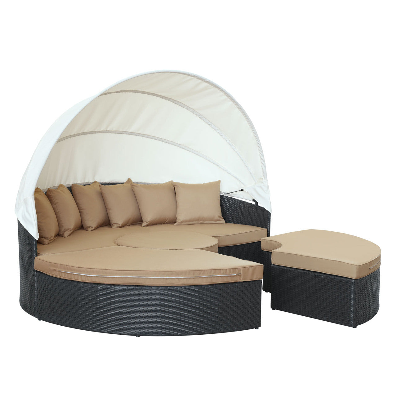Quest Canopy Daybed in Espresso Mocha