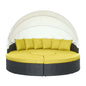 Quest Canopy Daybed in Espresso Peridot