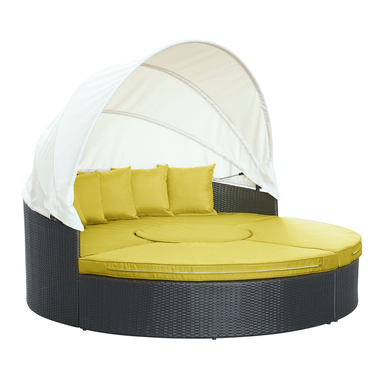 Quest Canopy Daybed in Espresso Peridot