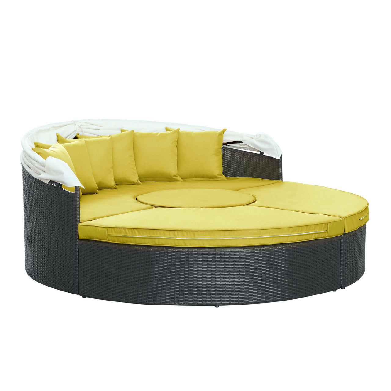 Quest Canopy Daybed in Espresso Peridot