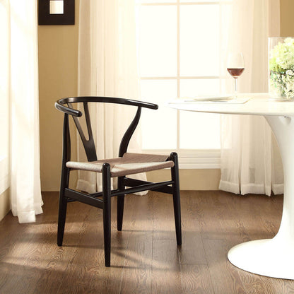 Amish Dining Armchair in Black