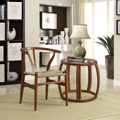 Amish Dining Armchair in Walnut