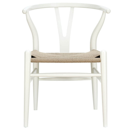 Amish Dining Armchair in White
