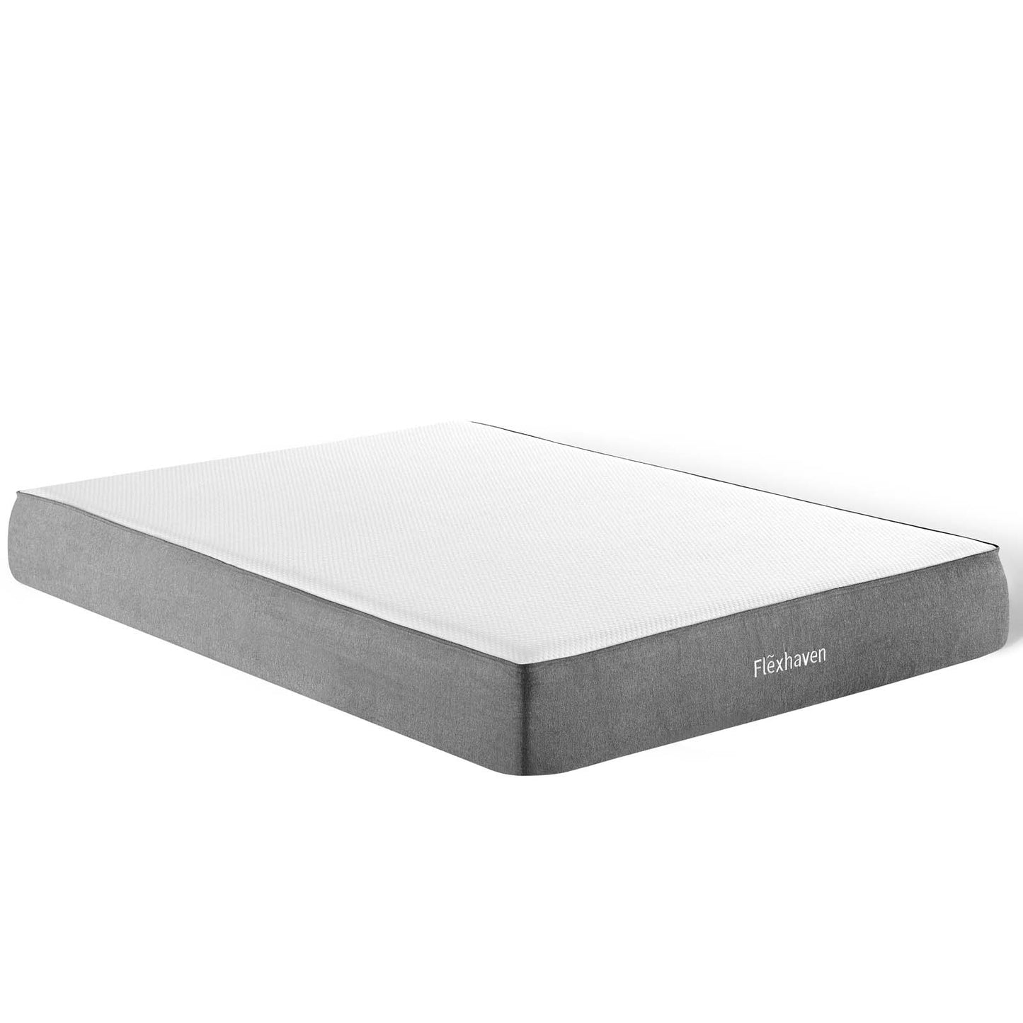 Flexhaven 10" Full Memory Mattress, White, 21253