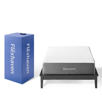 Flexhaven 10" Twin Memory Mattress, White, 21256