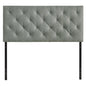 Theodore Queen Headboard in Gray