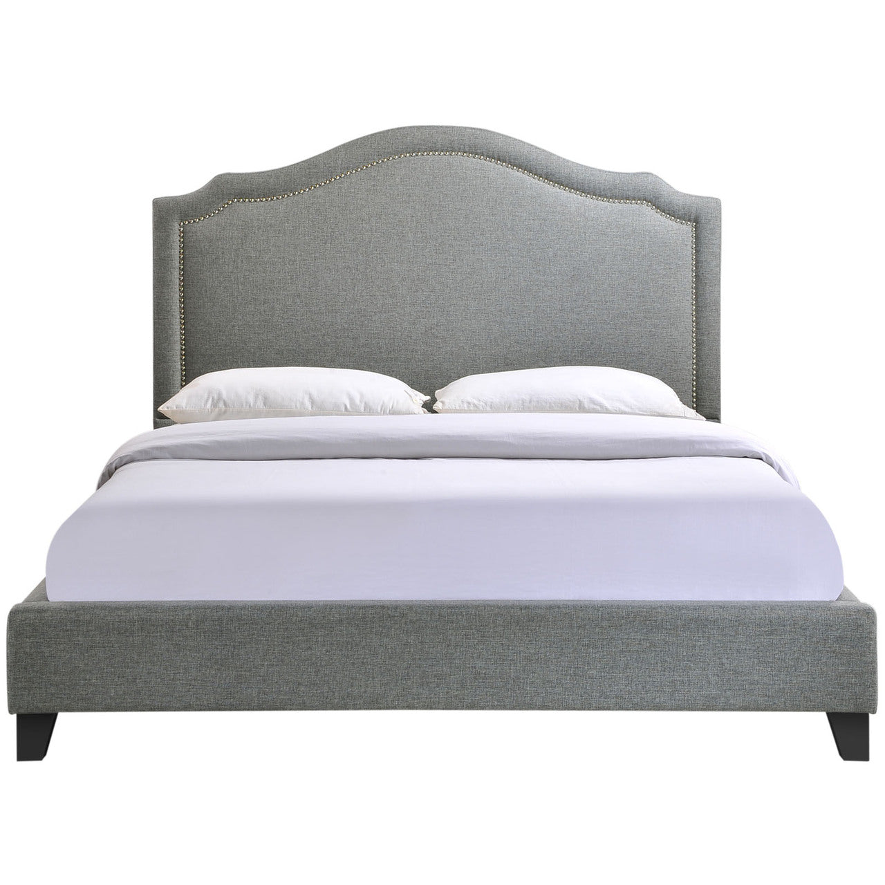 Charlotte Queen Bed Frame in Gray