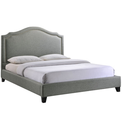 Charlotte Queen Bed Frame in Gray