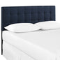 Lily King Size Fabric Headboard, Blue, Fabric