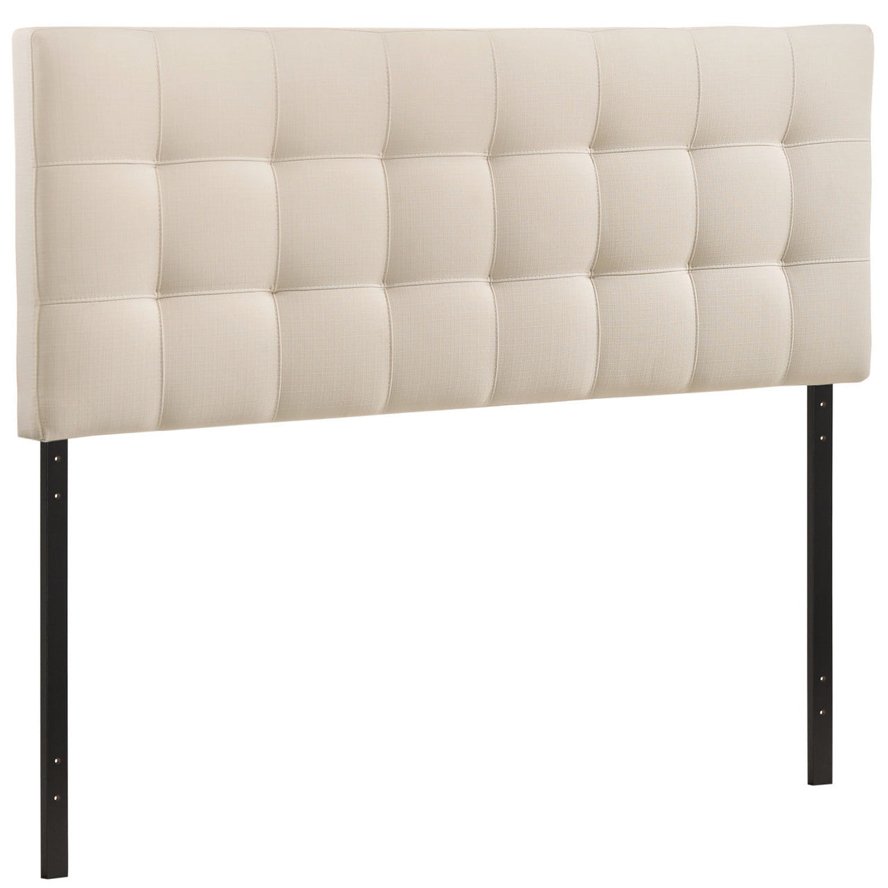 Lily Full Fabric Headboard, Ivory Fabric