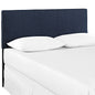 Oliver Twin Size Fabric Headboard, Blue, Fabric