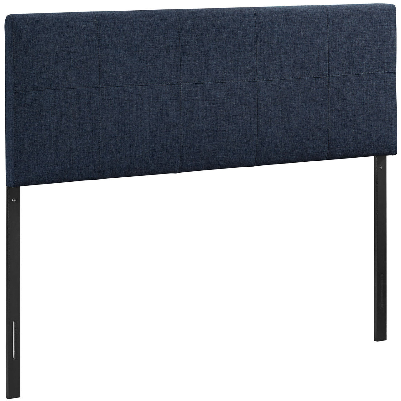 Oliver Twin Size Fabric Headboard, Blue, Fabric