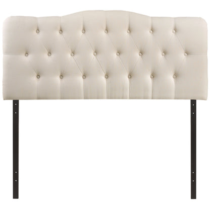 Annabel Full Fabric Headboard, Ivory Fabric