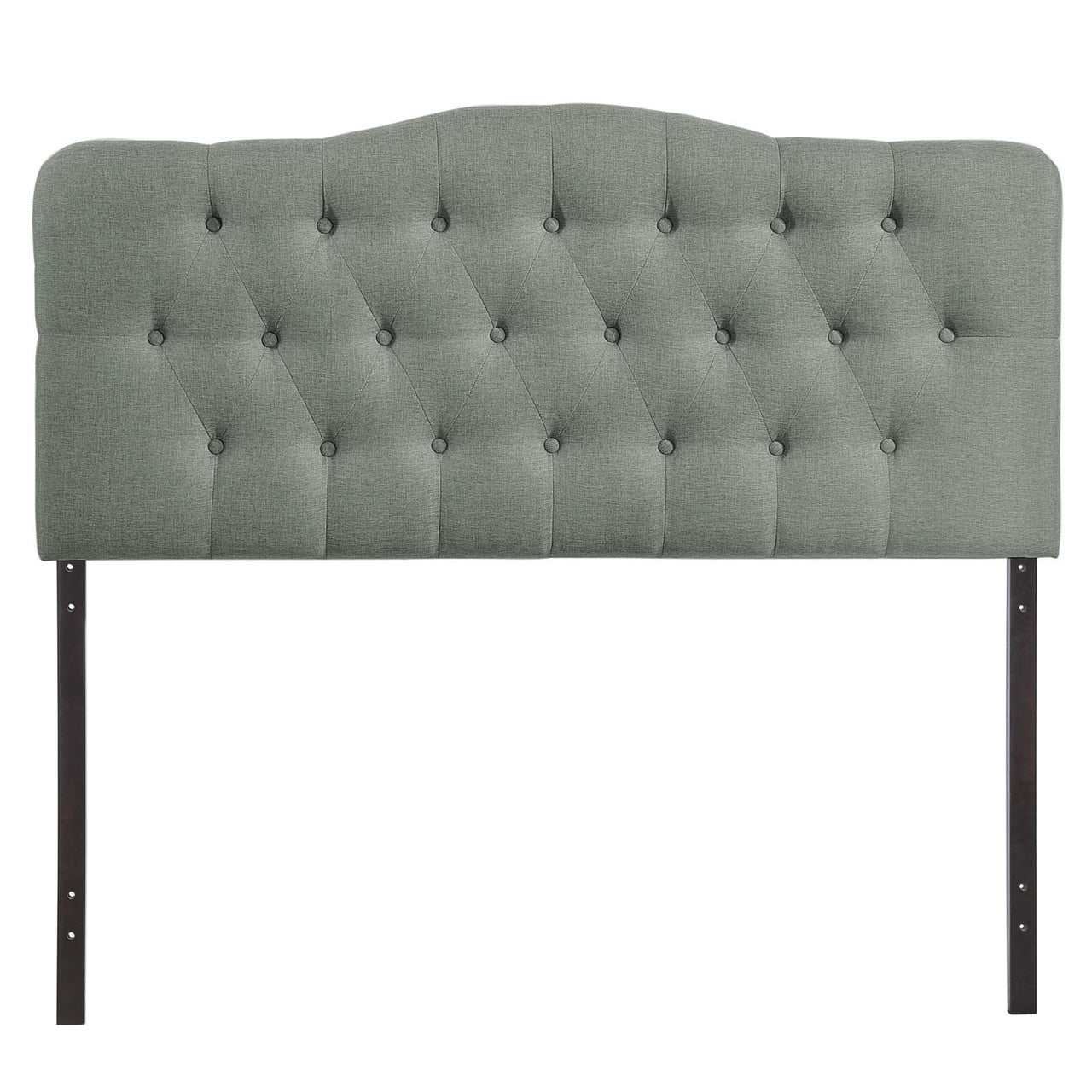 Annabel King Fabric Headboard, Grey Fabric