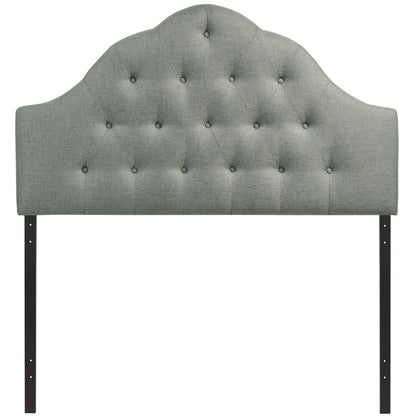 Sovereign Queen Fabric Headboard, Grey Fabric