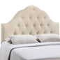 Sovereign Queen Fabric Headboard, Ivory Fabric