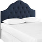 Sovereign Queen Size Fabric Headboard, Blue, Fabric