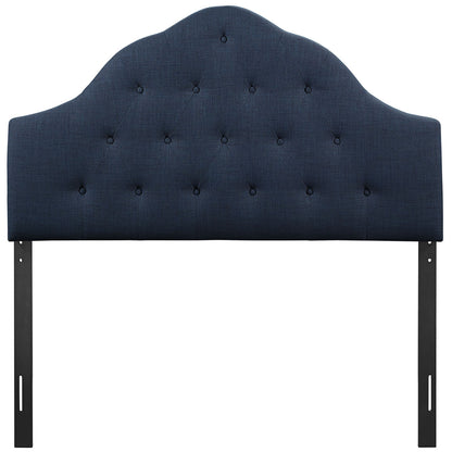 Sovereign Queen Size Fabric Headboard, Blue, Fabric