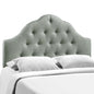 Sovereign King Fabric Headboard, Grey Fabric