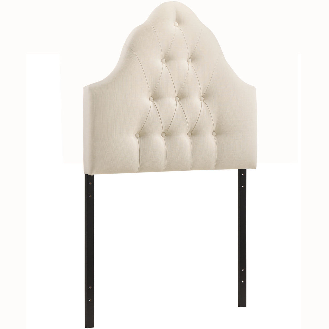 Sovereign Twin Fabric Headboard, Ivory Fabric