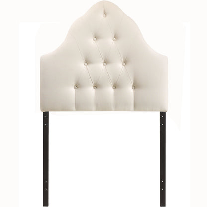 Sovereign Twin Fabric Headboard, Ivory Fabric