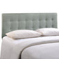 Emily Queen Fabric Headboard, Grey Fabric