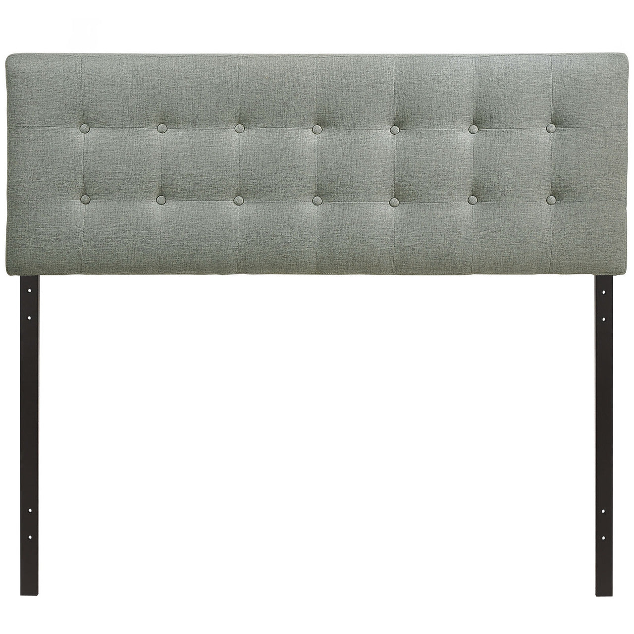 Emily Queen Fabric Headboard, Grey Fabric