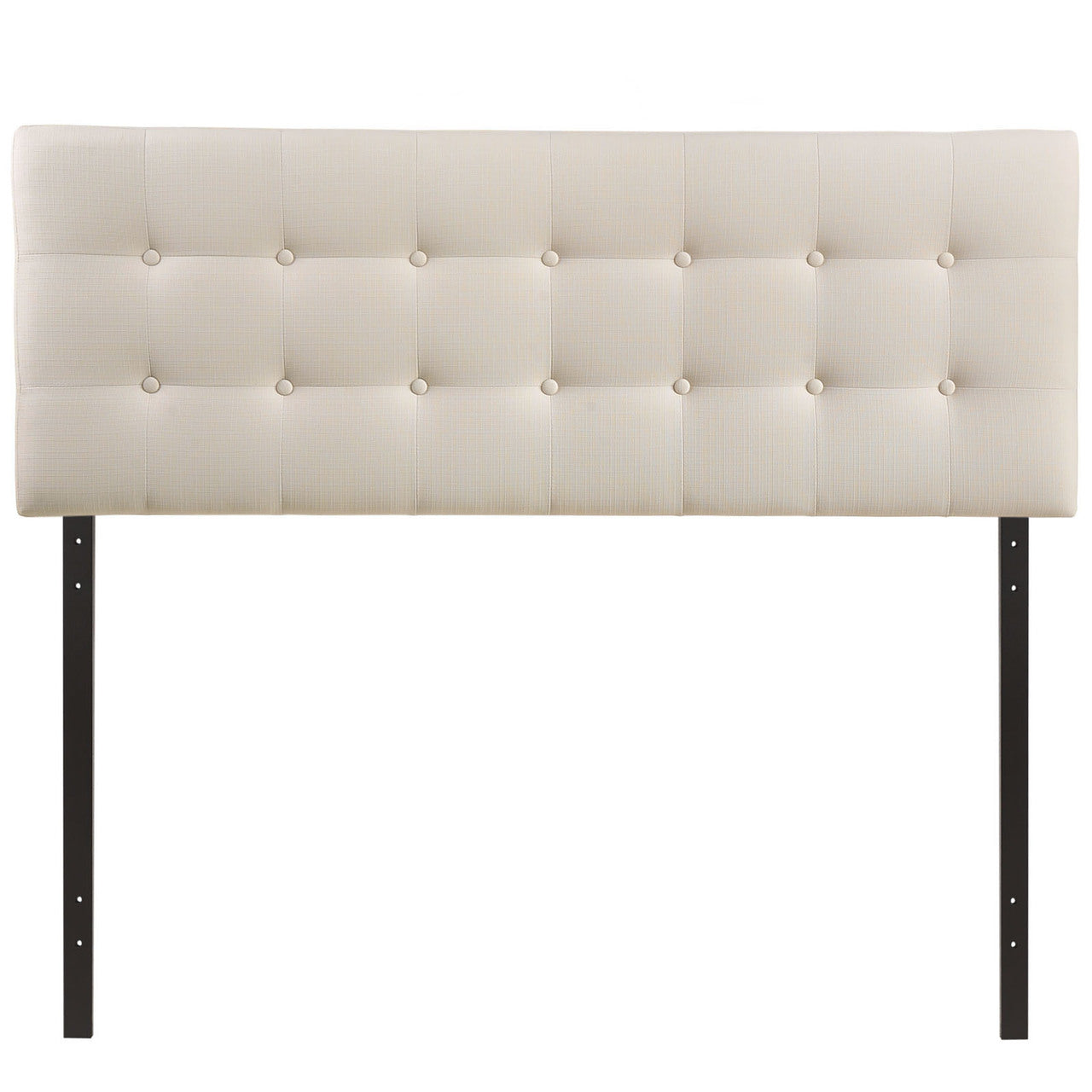 Emily Full Fabric Headboard, Ivory Fabric