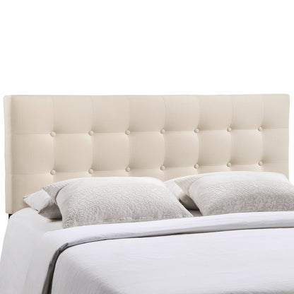 Emily King Fabric Headboard, Ivory Fabric