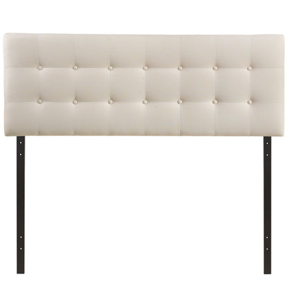 Emily King Fabric Headboard, Ivory Fabric