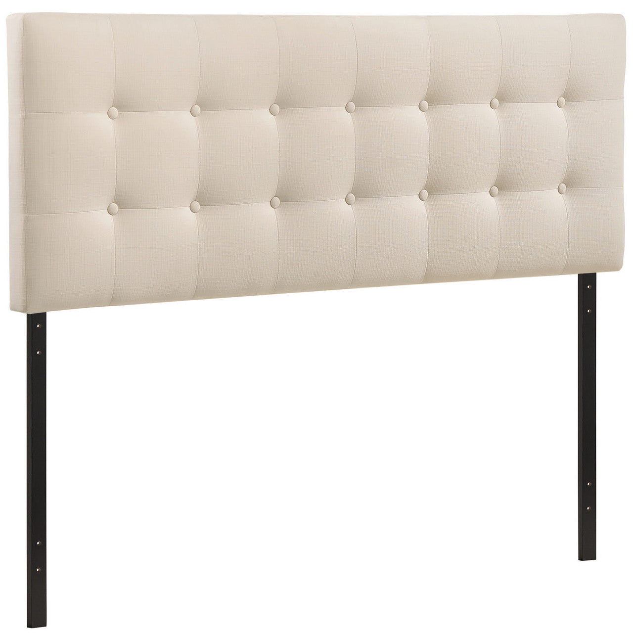 Emily King Fabric Headboard, Ivory Fabric