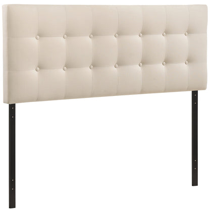 Emily King Fabric Headboard, Ivory Fabric