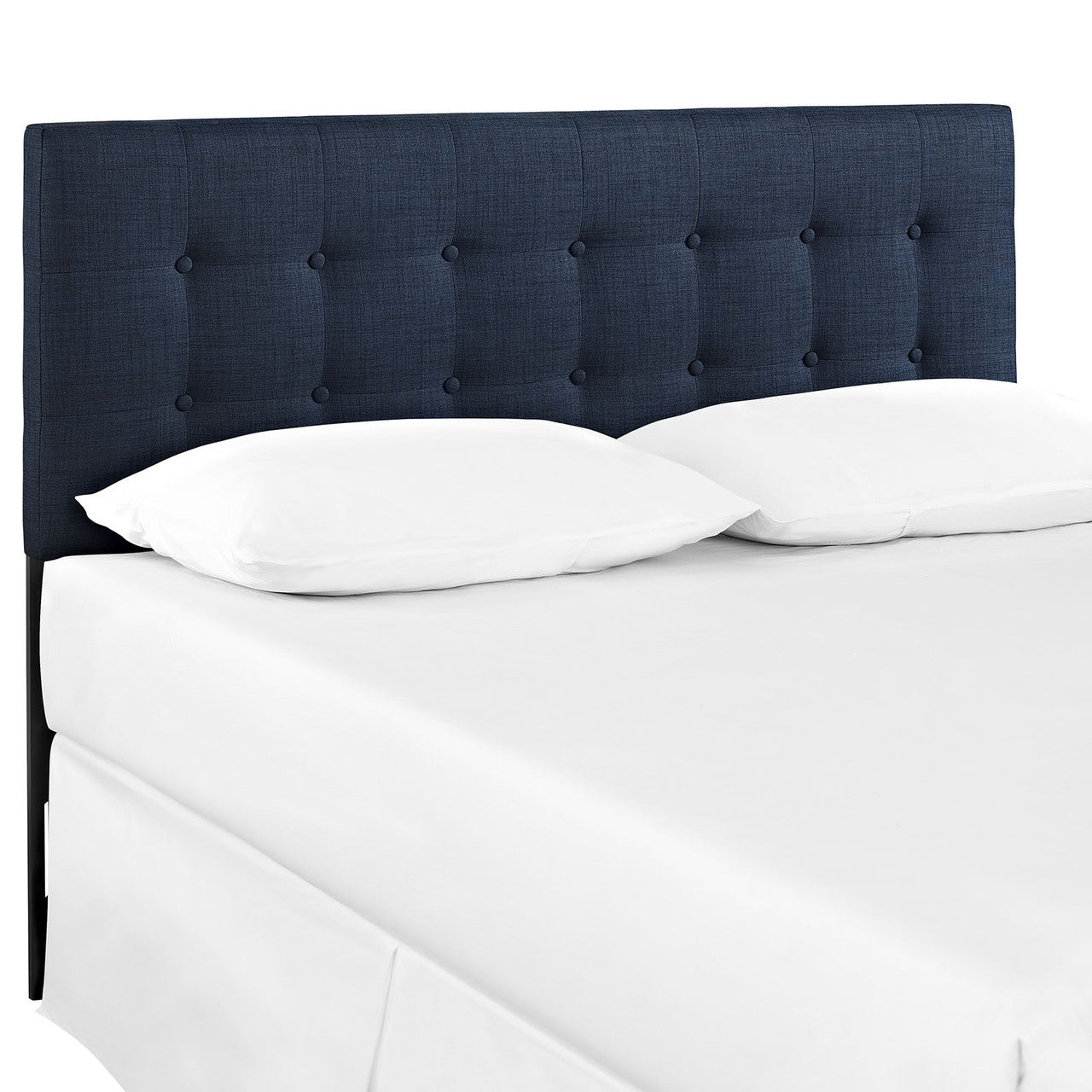 Emily King Size Fabric Headboard, Blue, Fabric