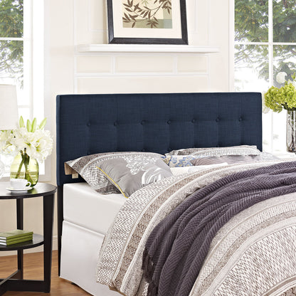 Emily King Size Fabric Headboard, Blue, Fabric