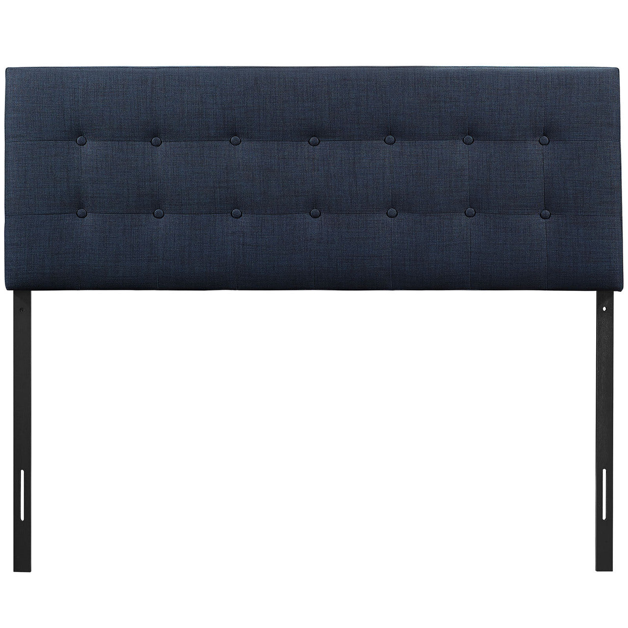 Emily Twin Size Fabric Headboard, Blue, Fabric