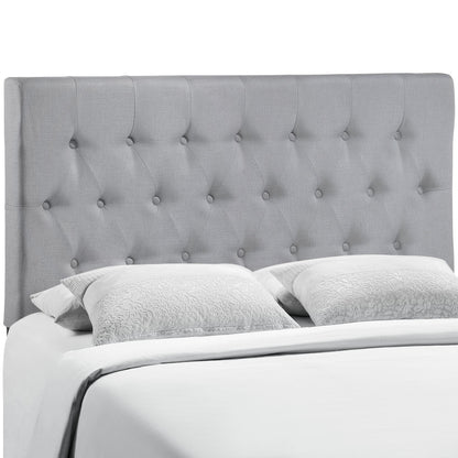 Clique Full Headboard, Grey Fabric