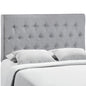 Clique Full Headboard, Grey Fabric