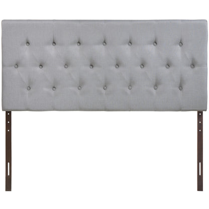 Clique Full Headboard, Grey Fabric