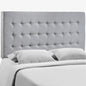 Tinble Queen Headboard, Grey Fabric