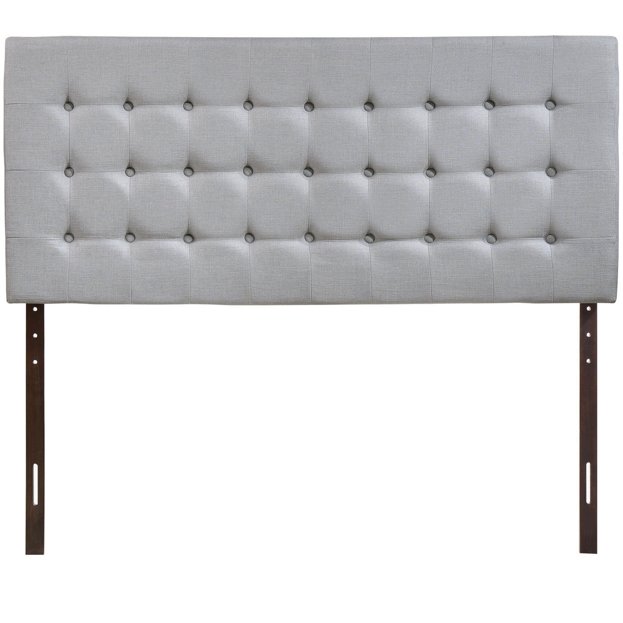 Tinble Queen Headboard, Grey Fabric