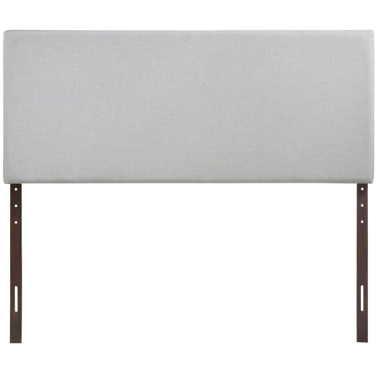 Region Queen Upholstered Headboard, Grey Fabric