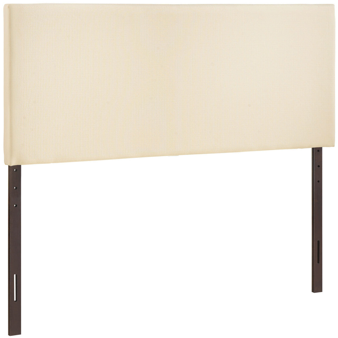 Region Queen Upholstered Headboard, Ivory Fabric